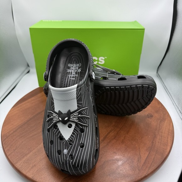 CROCS Shoes - CROCS Nightmare Before Christmas Clogs Jack Skellington Disney Unisex ‎ M10/W12
